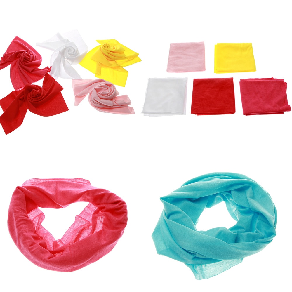 1pc unisex huivi miehille naisten huivi putki huivi huivi pää kasvomaski kaula snood päähineet aktiviteetti maaginen ulkoilu huivi kiinteä
