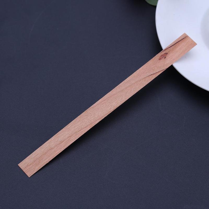 50 unids/set de mechas para velas de madera hechas a mano, mecha de madera, cera, vela, núcleo, DIY, fabricación de velas, accesorios para la decoración del hogar