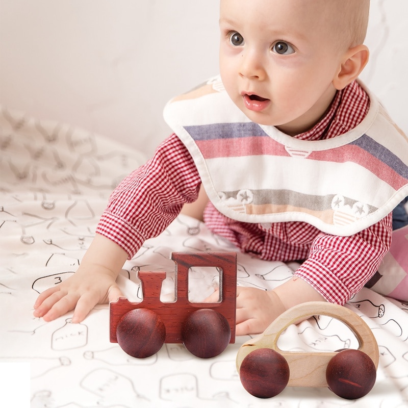 Bloques de madera de estilo nórdico para niños, juguete educativo Montessori seguro, bloques de madera de alta gama, juguetes para bebés, para bebés