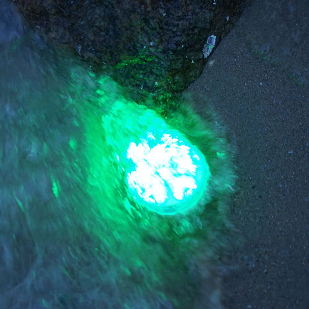 2pcs Underwater Light Swimming Pool Small Heart Shaped Waterproof Bathtub Magnetic Color Changing RGB LED Remote Control