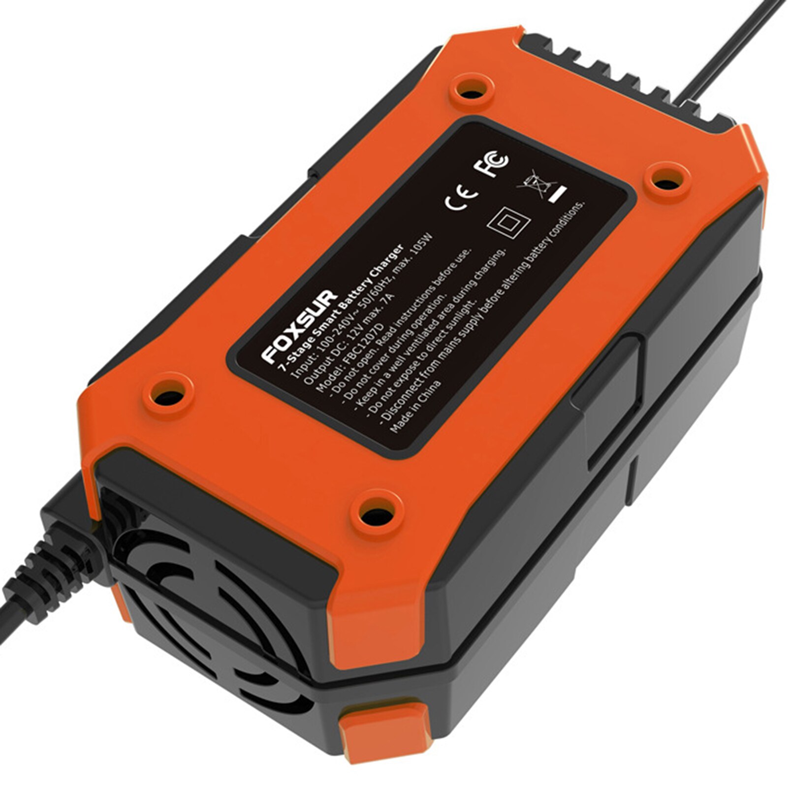 Motorcycle Car Battery Charger 12V 7A Pulse Repair LCD Battery Charger For Lead Acid Battery Agm Gel Wet Fast Charge: US