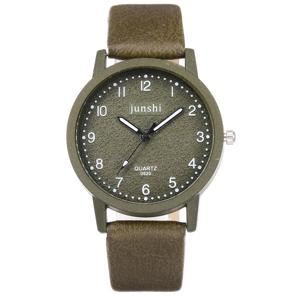 Best Selling Vrouwen Horloge Mode Romeinse Cijfers Dial Dames Quartz Horloge Exquisite Lederen Band Klok Zegarki Damskie @ 50
