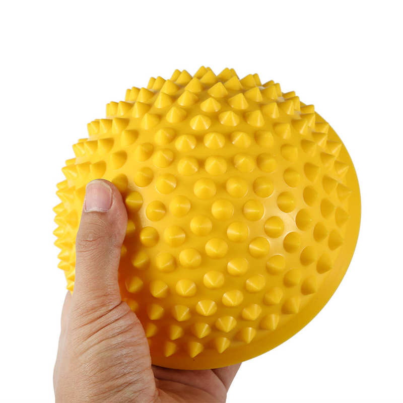 Duurzaam Pvc Spiky Half Ronde Massage Bal Trigger Punt Hand Voet Pijnbestrijding Fitness Fascia Oefening Yoga Bal Gezondheidszorg tool