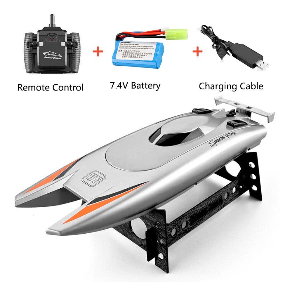 2.4G Dual Boot Afstandsbediening Boot Met Hoge Snelheid Boot Rc Boot Submarine Rc Boot Water Sport Radio-Controlled boot: ToyBoat001-Gray