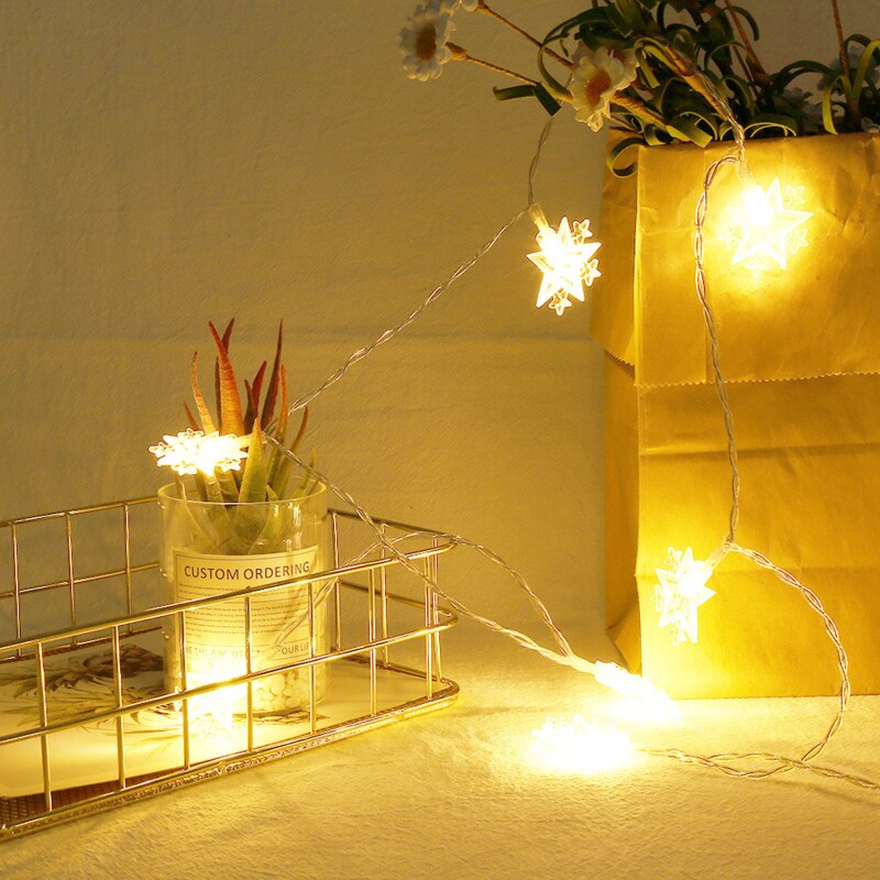 Ramadan Decoraties Vijfpuntige Ster Led String Lights Eid Mubarak Home Decor Islam Moslim Evenement Feestartikelen