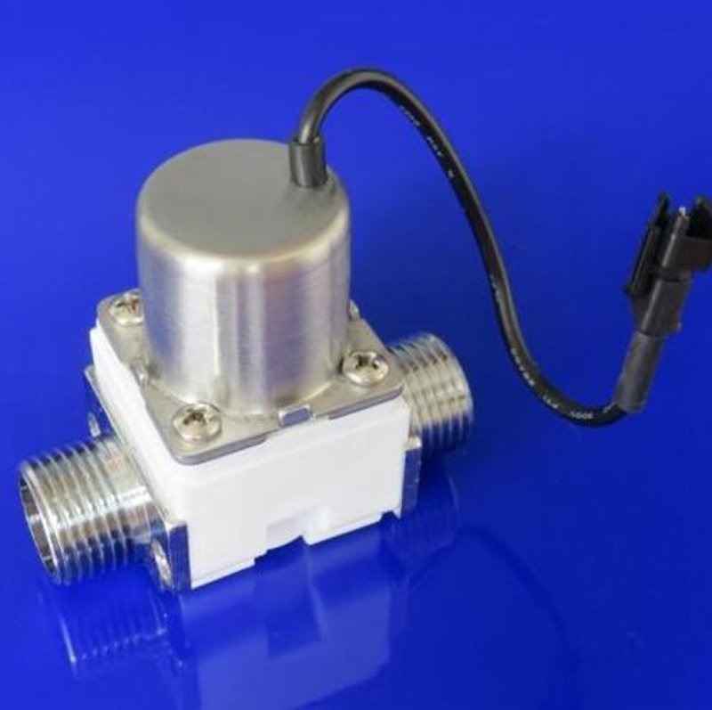 Electric Bi-stable 6v dc water valve G1/2 inch intelligent pulse sensor faucet solenoid valve for fluid flow