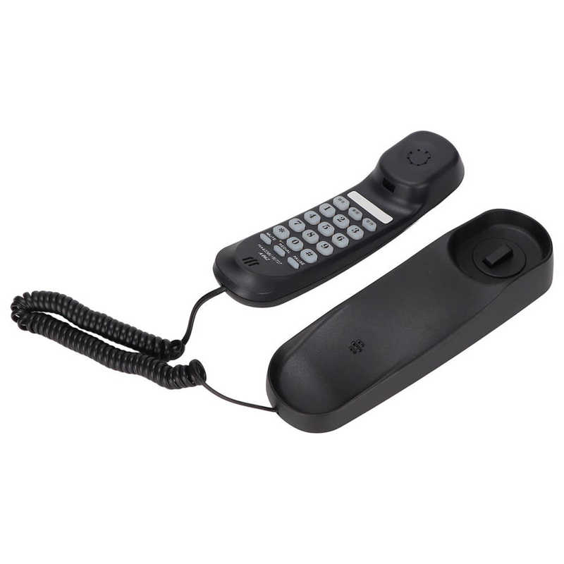 Mini Telephone Home Landline Phone Office Telephone Wall Mounted Phone Desktop Corded Fixed Telephone for Home Office Hotel