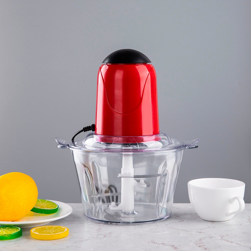 Electric Food Chopper,2L Glass Bowl Grinder For Meat, Vegetables, Fruits Nuts