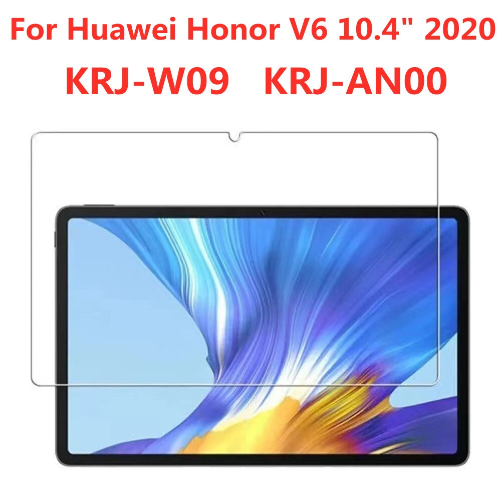 Vidrio Templado 9H para Huawei Honor V6 10,4 KRJ-W09 AN00, Protector de pantalla X6 de 9,7 pulgadas, película protectora transparente AL09HN, AGR-W09HN: Honor V6 10.4 2020