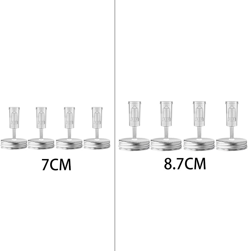 Wide Mouth Mason Jar Set Wirh Fermentation Lid and Airlock Household Kitchen Supplies