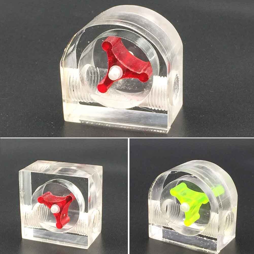2 Way G1/4 Thread Flow Meter Monitoring Liquid Acrylic Indicator Polished Surface Easy Install Durable For PC Water Cooling Home