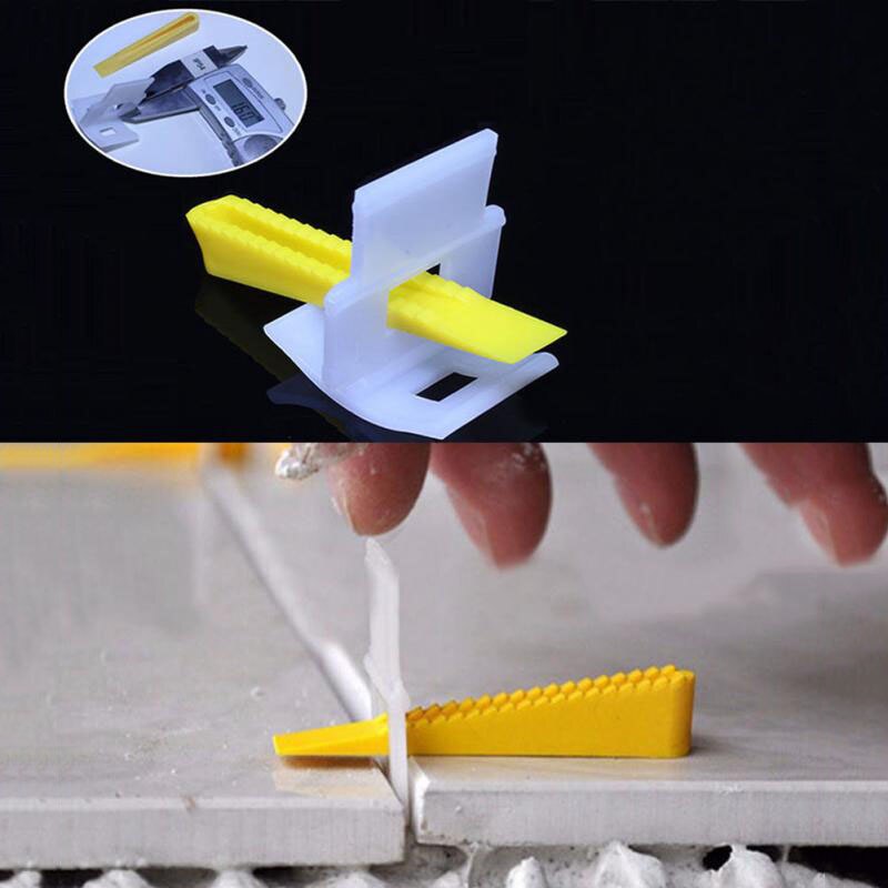 100/bag Tile Leveling System 50 Clips+50 Wedges Tile Leveler Spacers