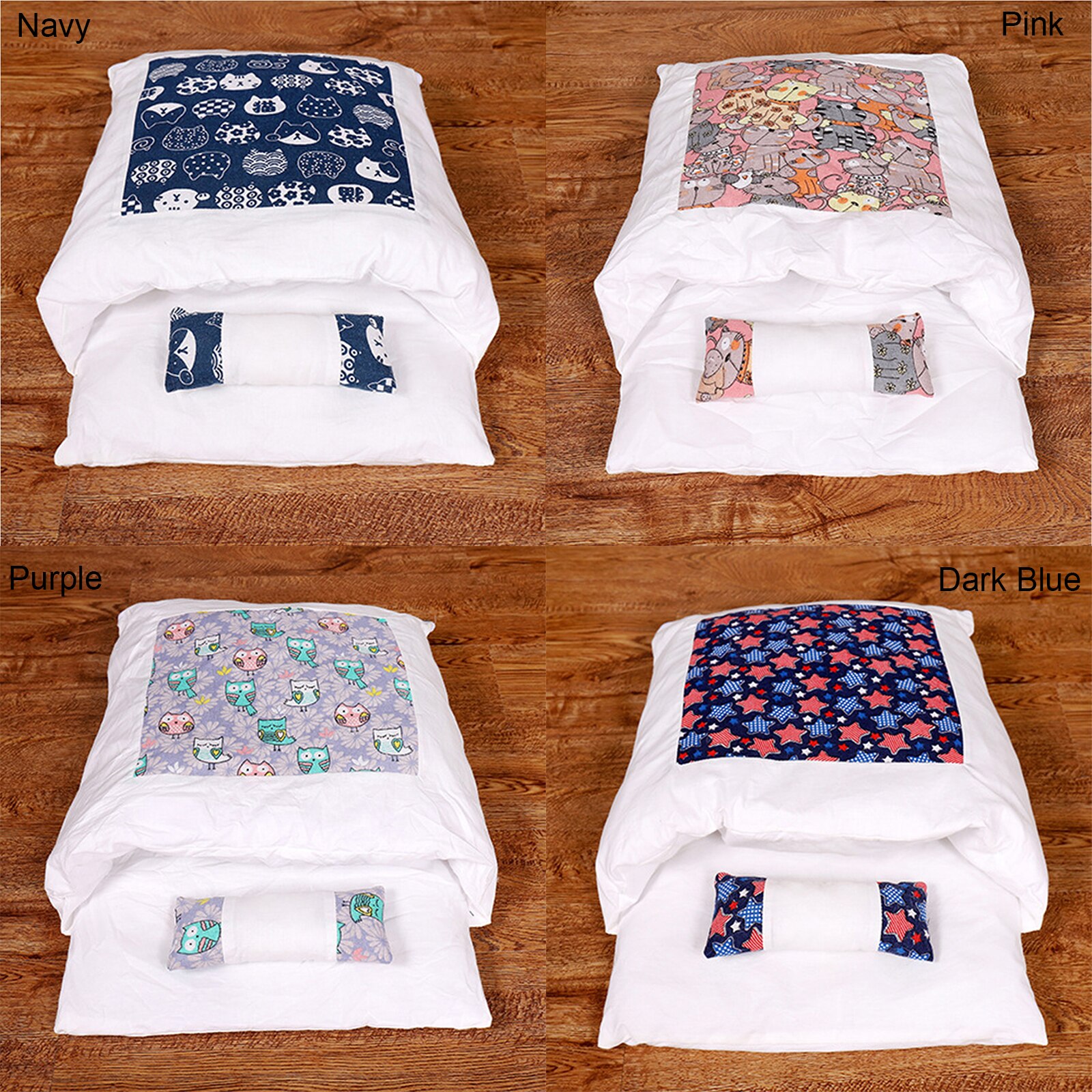 Cat Sleeping Sofa Cat Sleeping Bag Kennel Nest Small Pet Bed Sleeping Bag Removable Cat House Winter Warm Pet Beds Sofas Mat