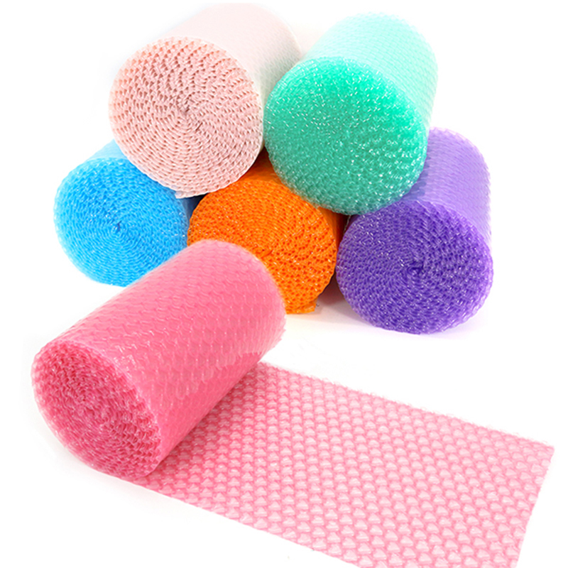 20cmx5 Meters Pink Blue Lovely Heart Shape Bubble Wrap Shockproof Package For Box Fragile Glass Goods Pack Party Decor