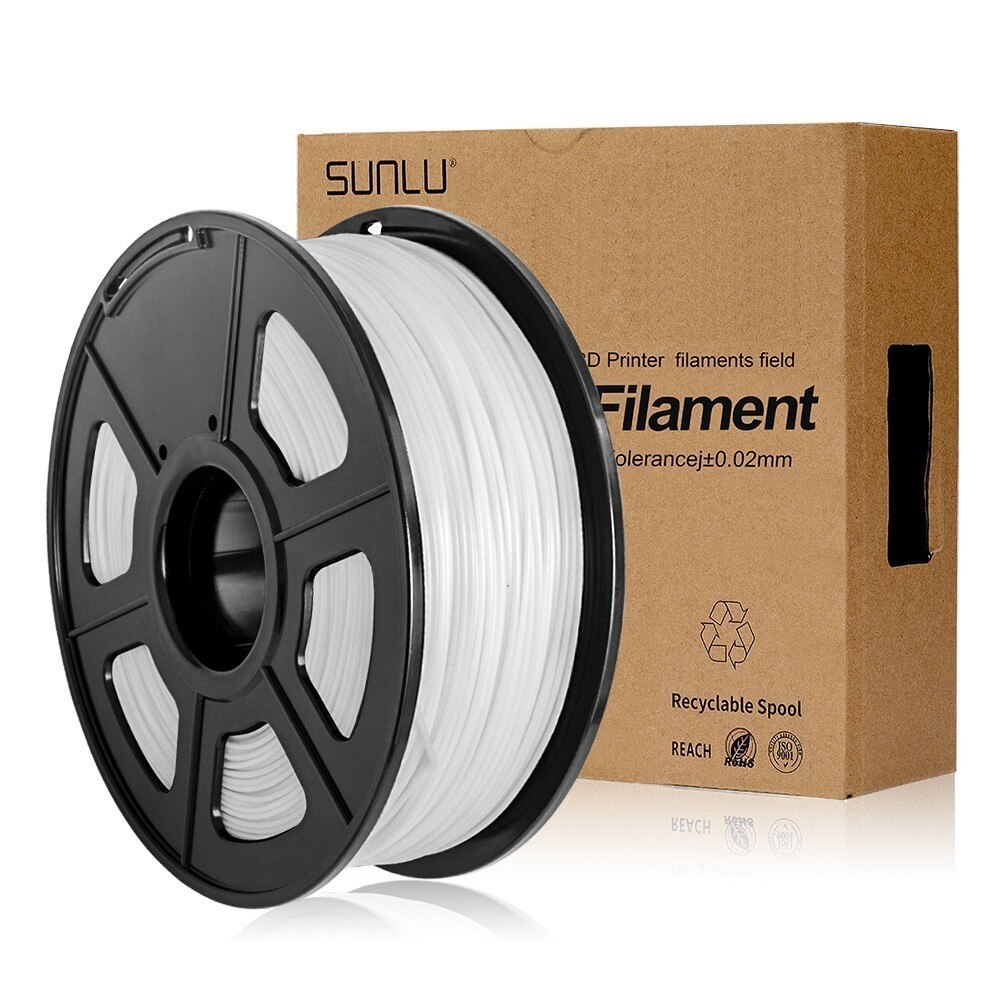 Sunlu pla 3d filamentti 1.75mm 1kg kelalla muovi pla filamentti 3d tulostimelle lapset raapusta ympäristöystävällinen tulostusmateriaali