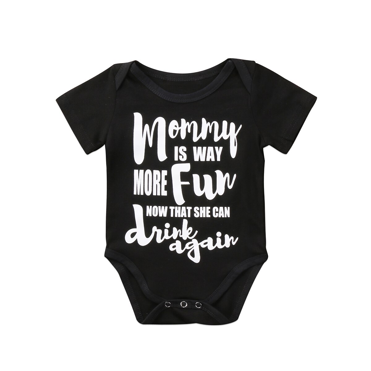 Newborn Kids Baby Boy Girl Short Sleeve Bodysuit Jumpsuit Clothes Outfits Toddler Infant Boys Girls Letter Casual Bodysuits Soft: 9M