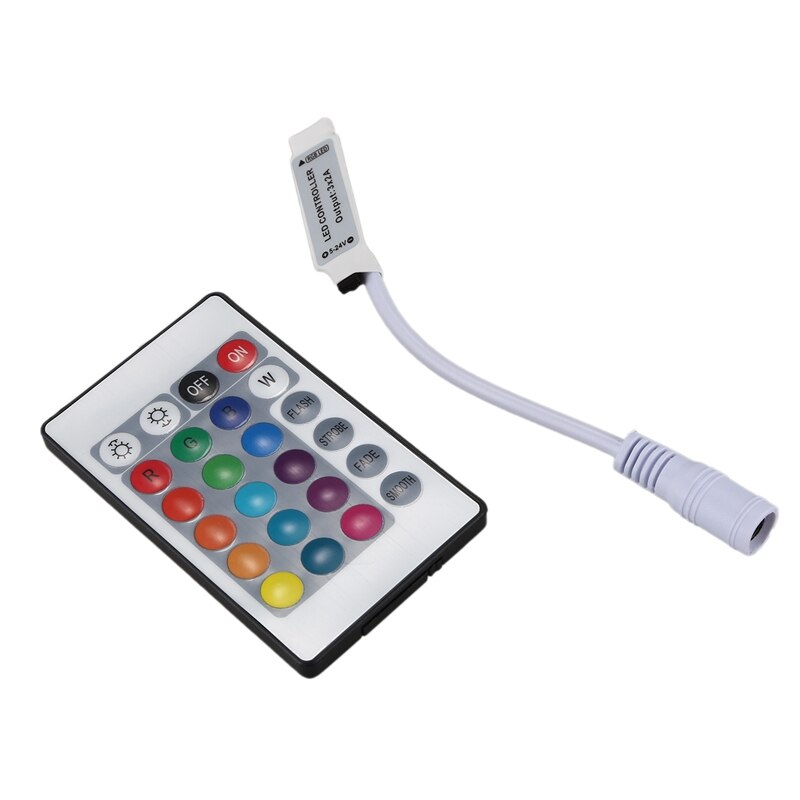 24 Buttons Mini IR Remote Controller for RGB LED Strip: Default Title