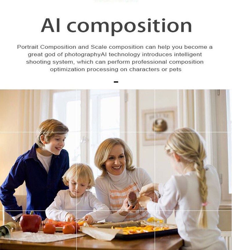 Auto Smart Schieten Selfie Stok Intelligente Volgen Gimbal Ai-Samenstelling Object Tracking Auto Gezicht Tracking Camera