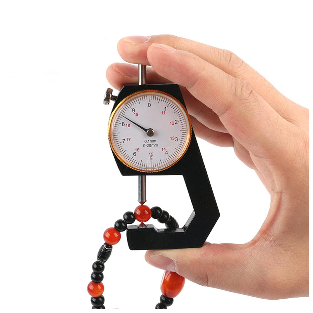 Outil de mesure électronique en cuir, bijoux 0-10mm 0.1mm écran LCD Portable, tête plate/pointue, jauge d'épaisseur