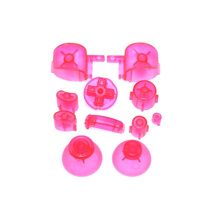 Cltgxdd Für Gamecube Controller Mod Bunte Komplette taste set mit für N GC taste set: Clear Pink