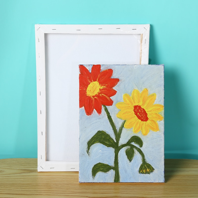 For Acrylic Oil Painting Watercolor Painting DIY Crafts Blank Screen Wooden Plate Frame Canvas Board Plate Art Artist