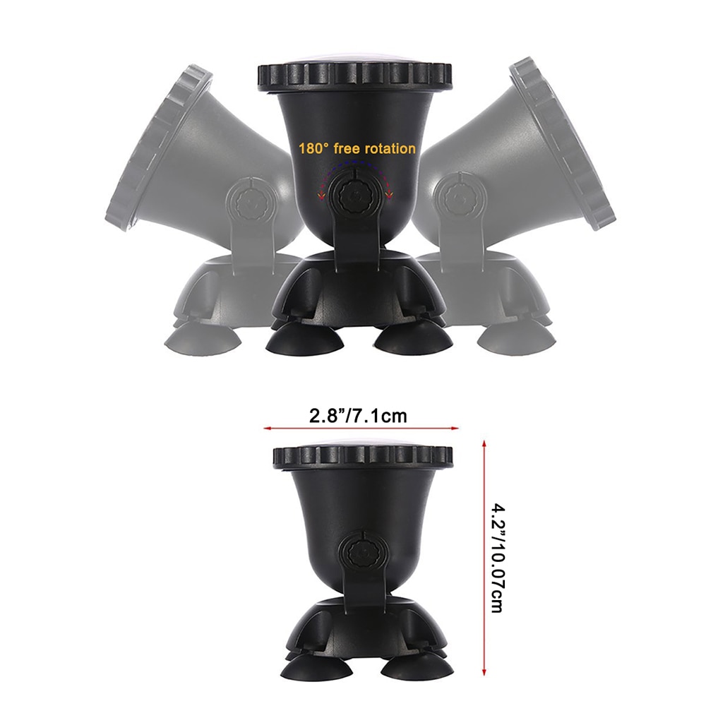 Aquarium Lamp 1 Set 4 Lights Underwater Spotlight Aquarium LED Lighting Light RGB Fish Tank Swimming Pool Light D20