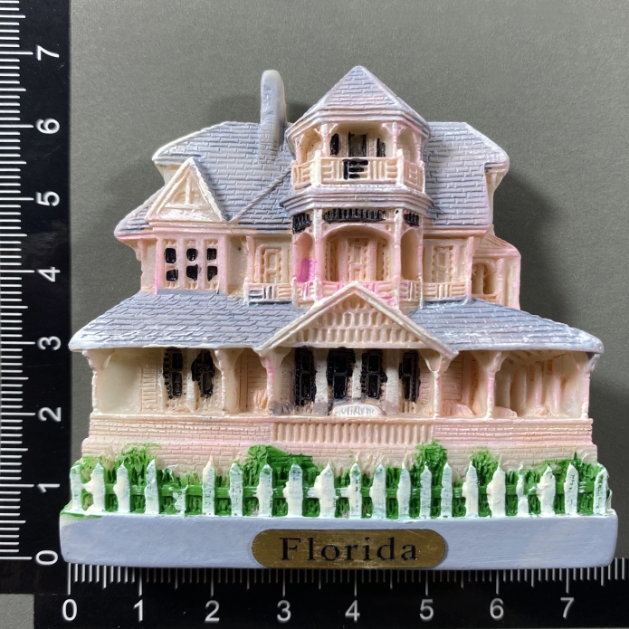 North America USA Fridge Magnets Tourism Souvenir Refrigerator Magnetic Sticker Collection Handicraft: plum