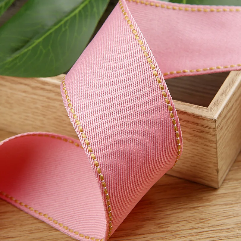 Kewgarden 1,5" 38 mm gestippelde lijn twill linten DIY strikken haaraccessoires handgemaakte tape ambachten maken decoratie materiaal 10 yards: Antique Copper