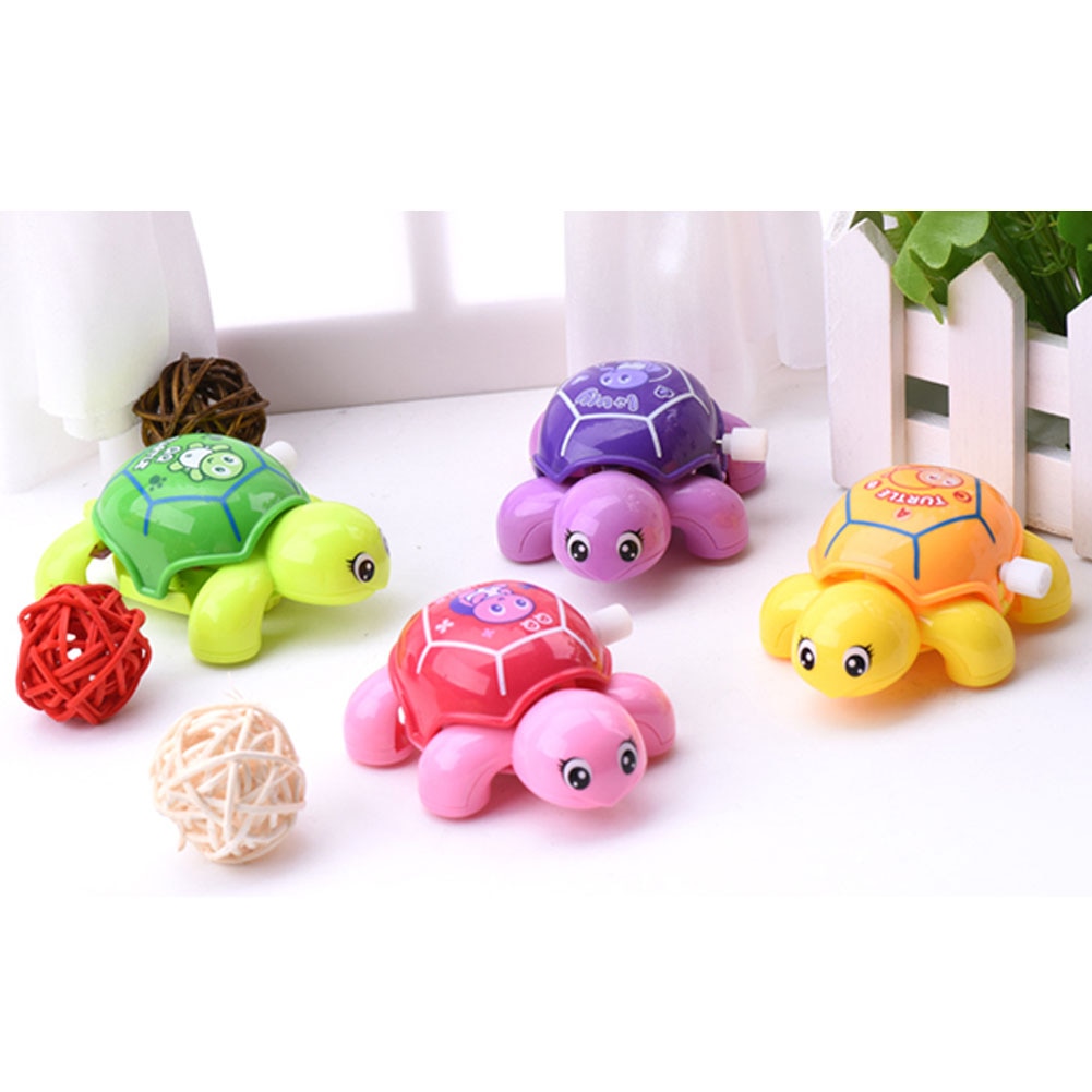 1 Pc Baby Mini Uurwerk Schildpad Speelgoed Plastic Kinderen Schildpad Wind Up Speelgoed Kids Animal Shape Wind Up Speelgoed Clockwork schildpad Speelgoed