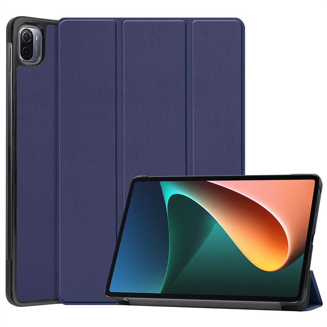 Free Film for Coque TCL Tab 10s 9080G Smart Case Tri-folded Standing Cover for TCL NXTPAPER 10s 9081X 9081X2 Tablet Funda: Dark Blue / TCL NXTPAPER 10s