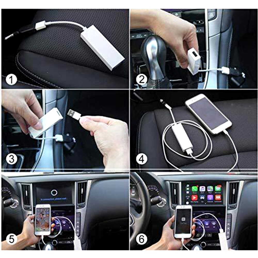 Adaptador de llave electrónica USB de enlace inteligente para juego de coches, reproductor de navegador de Radio para coche, memoria USB con Auto