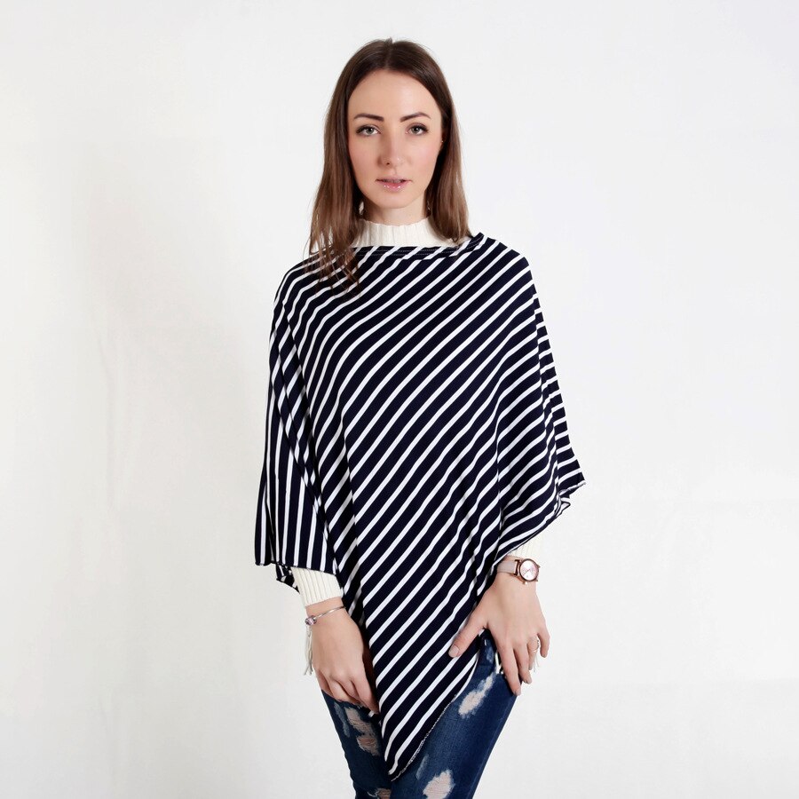 Maternity Feeding Shawl Nursing Cover Maternity Breastfeeding Scarf: E