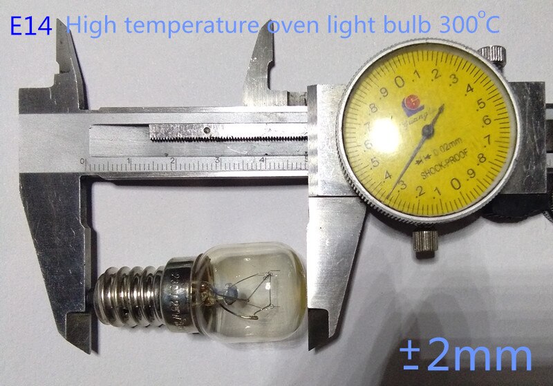 E14 220v høj temperatur 300 grader brødmaskinepære  e14 220v 15w 25w ovnpære  e14 damperpære