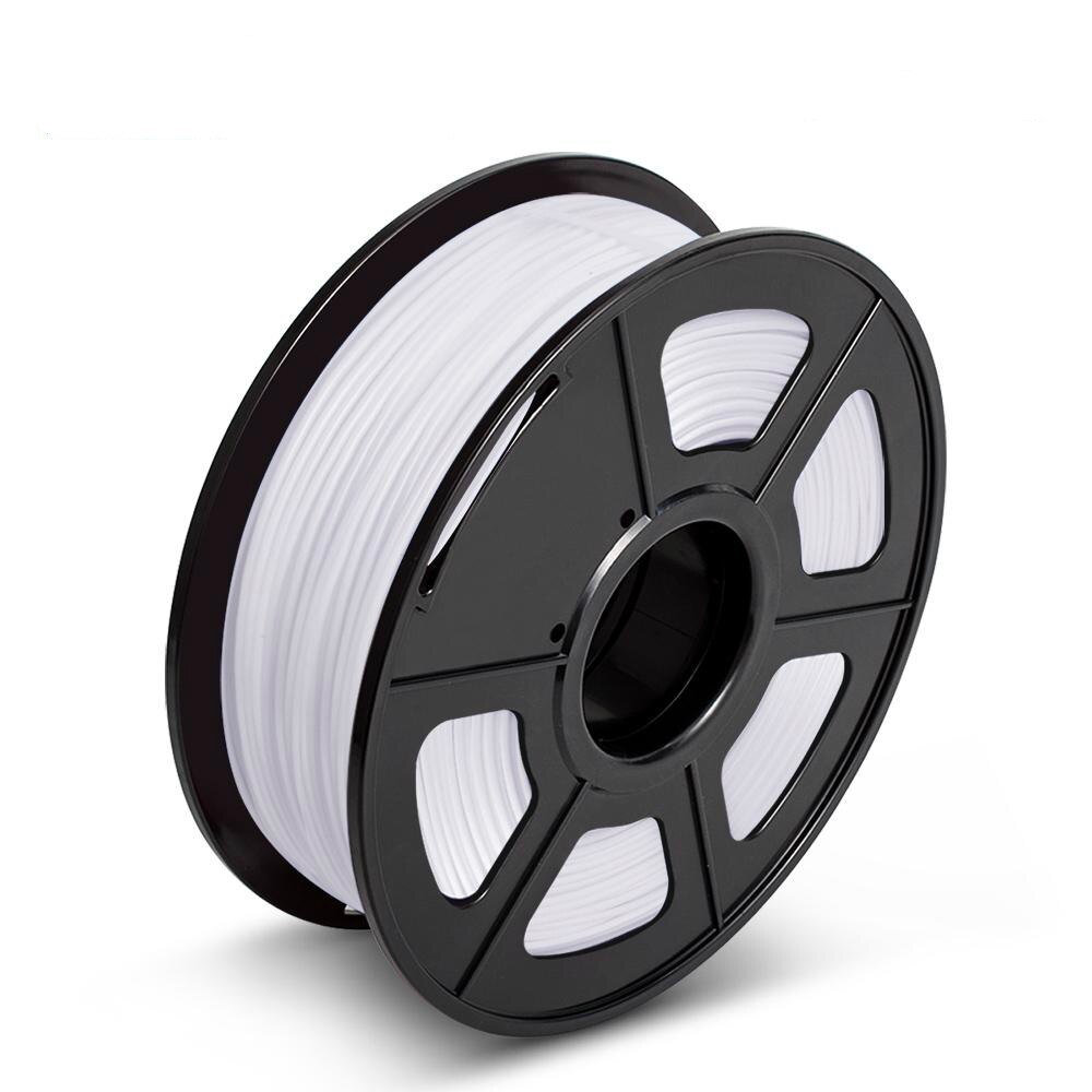 3 rotoli di SPLA 1.75 millimetri Filament 3kg/6.6lbs in bianco e nero grigio Vuoto Misura La Maggior Parte FDM 3D stampante con la nave veloce e di Alta Qualità.: SPLA-White