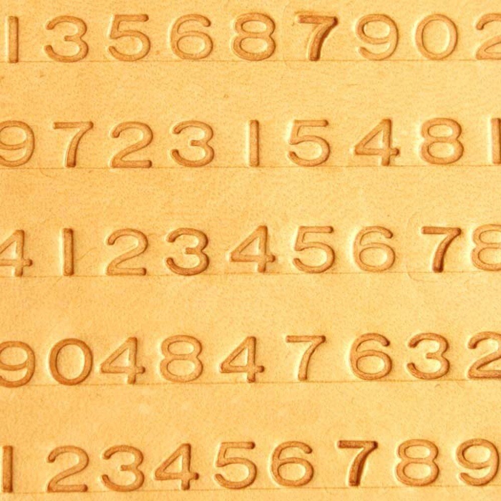 Stamps Digital Punch Letter/Numbers Set Punch Steel Metal Die Tool Case Craft DIY