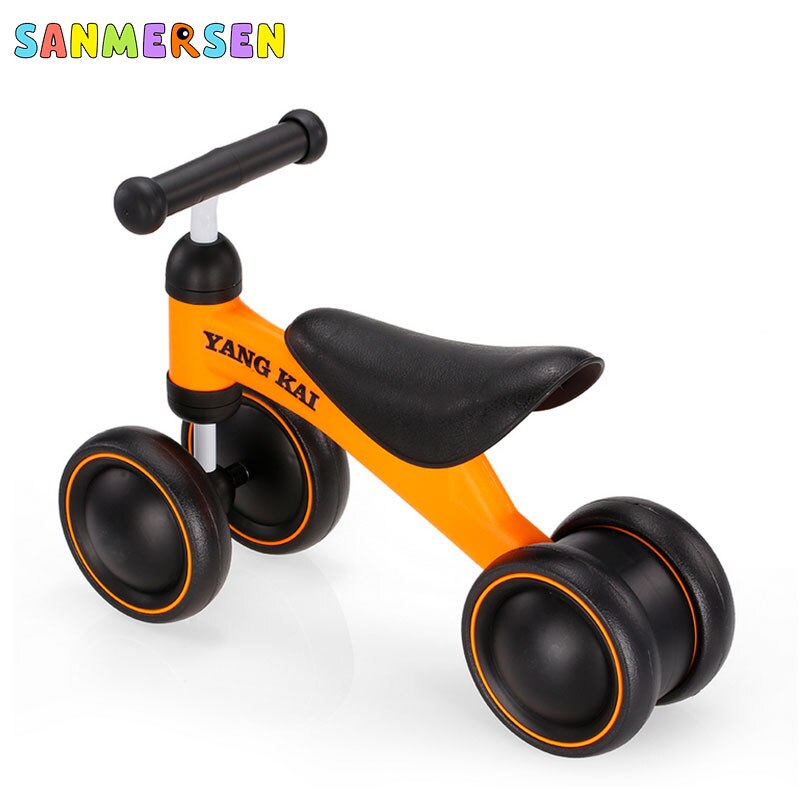 1-3 Years Baby Balance Walker Bike Kids Ride Car On Toy For Boys Girls Toddler Toddler Walker For No Foot Pedal Riding Toy: Orange