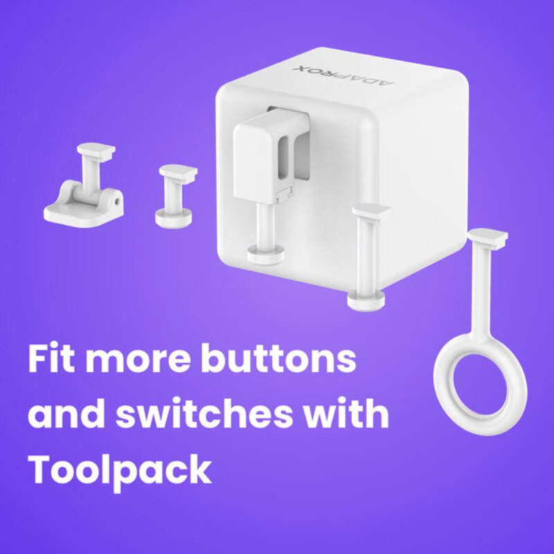 1pc Adaprox Fingerbot Magic Switchbot Arm Bluetooth Switch TUYA Smart Switch Sticker Mechanical Arms For Alexa Google Assistant