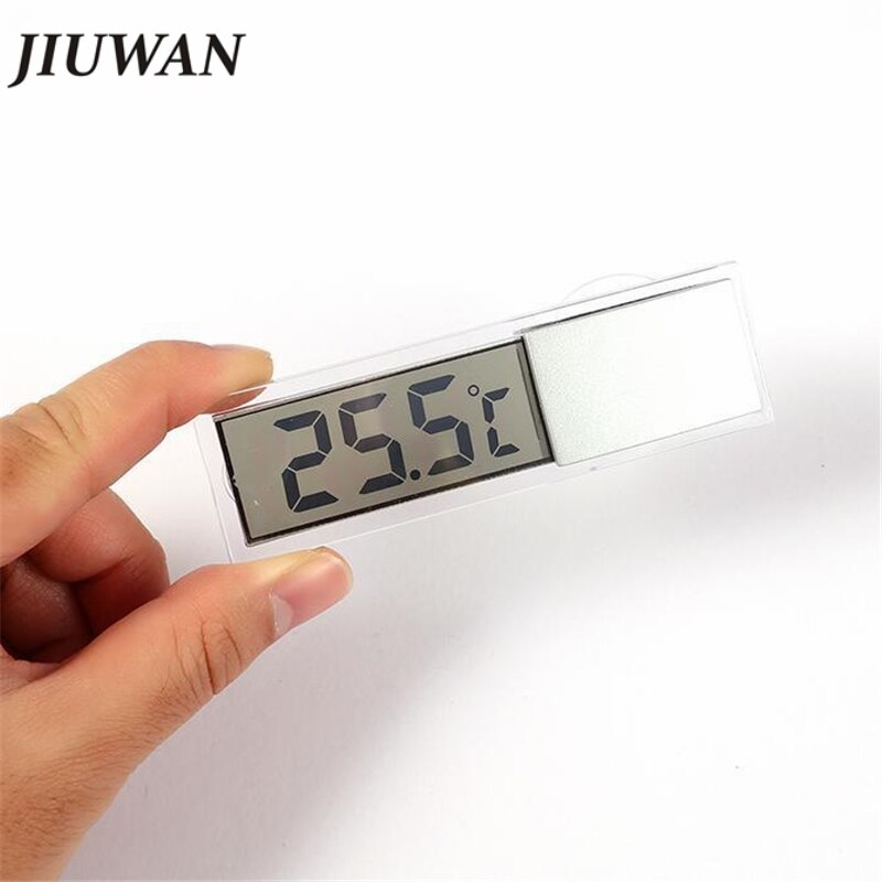 1pc bil smart høy vise temperatur instrumenter tilbehør lcd digital termometer auto vindu utendørs energisparende måler