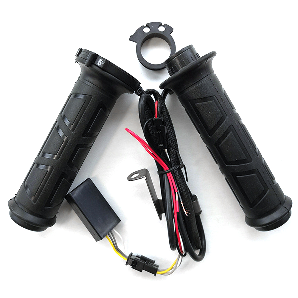 Manopole riscaldate a mano per moto Manopole modellate elettriche Scooter Ciclomotore Bar Scaldamani 22mm motocross vespa Maniglia hot grip regolabile: Default Title