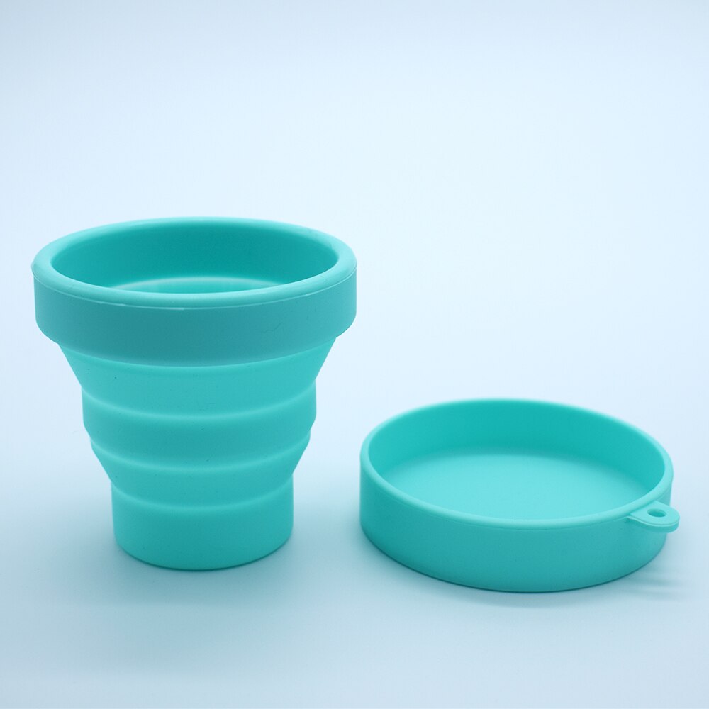 10 pièces pliable stérilisateur coupe coupe menstruelle Silicona Flexible menstruel stérilisant tasse Copa Mestrual Esterilizador pour femme: Blue
