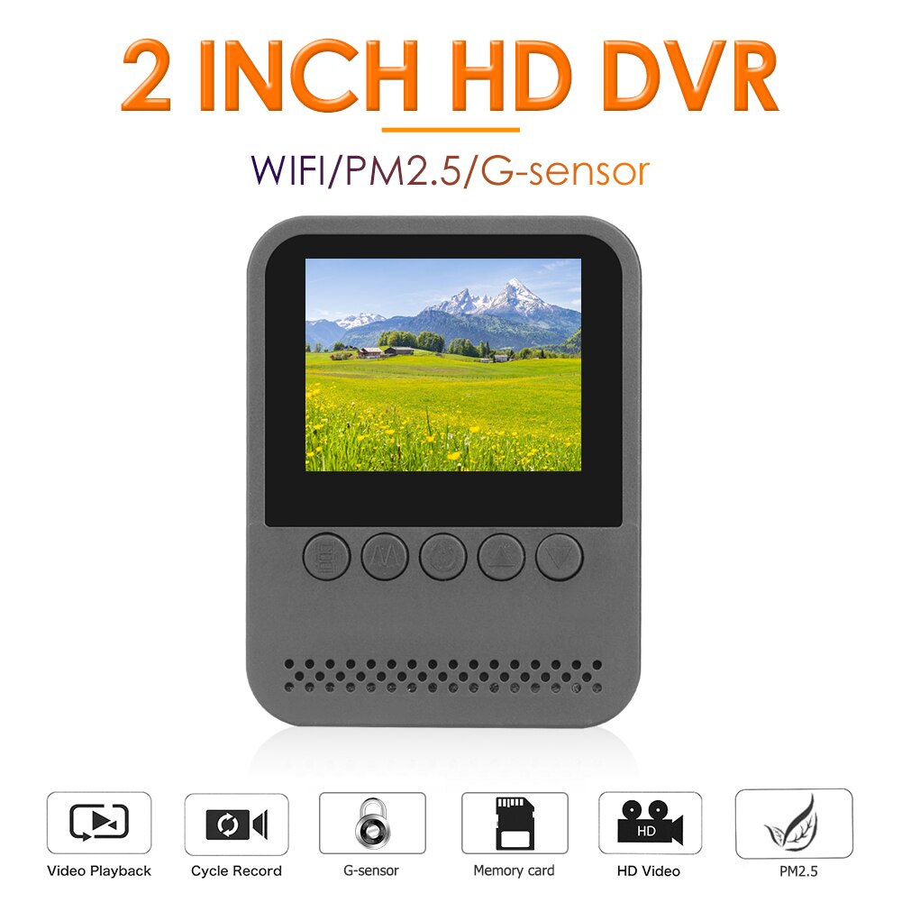 Se007 wifi 2k hd auto dvr camera 170 groothoek wifi nachtzicht dashcam ionisator veilige herinnering dashboardcamera