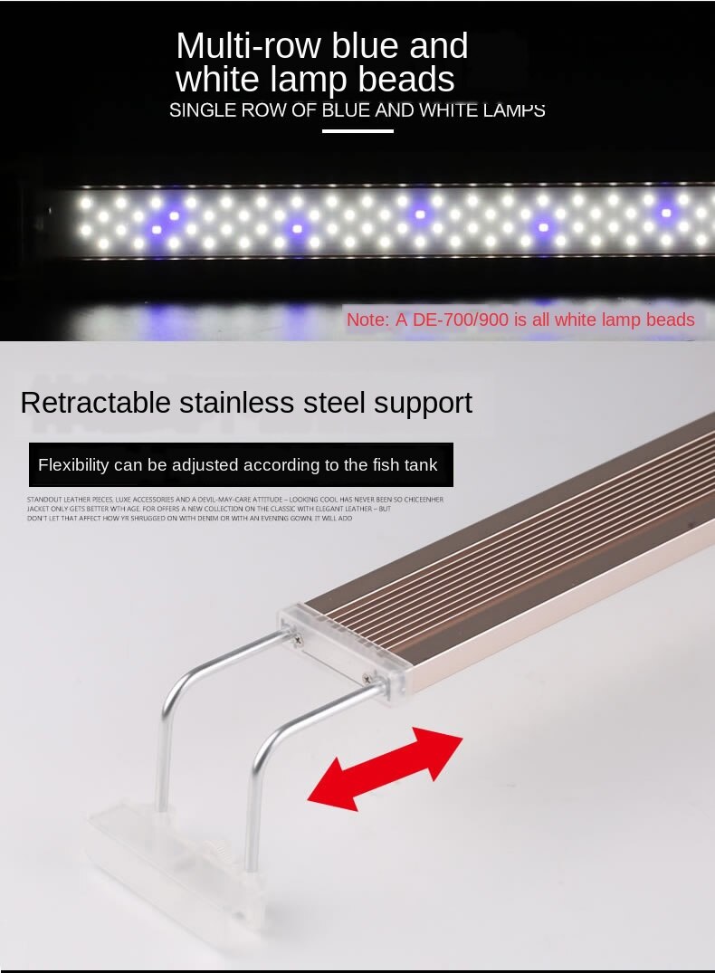 Aquarium led beleuchtung led gepflanzt aquarium beleuchtung aquarium lampe Gras Lampe Stroh tank lampwaterproof beleuchtung volle spektrum