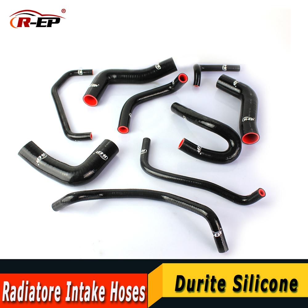 R-EP Turbo Radiator Intake Hoses Silicone Coolant Kits For Mazda Miata MX5 1.8L 94 95 96 97 Supercharger Intercooler Pipes