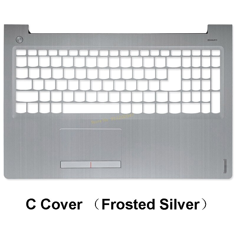 Nowość w lenovo ideapad 310-15 310-15ISK 310-15ABR 510-15 510-15ISK 510-15IKB podpórka na laptopa wielkie etui/dolna obudowa srebrny czarny