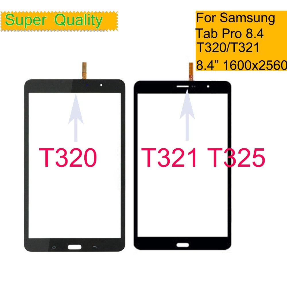 Voor samsung galaxy tab pro 8.4 sm-t321 t321 t325 wifi sm -t320 t320 touchscreen digitizer front glas paneel sensor touchscreen