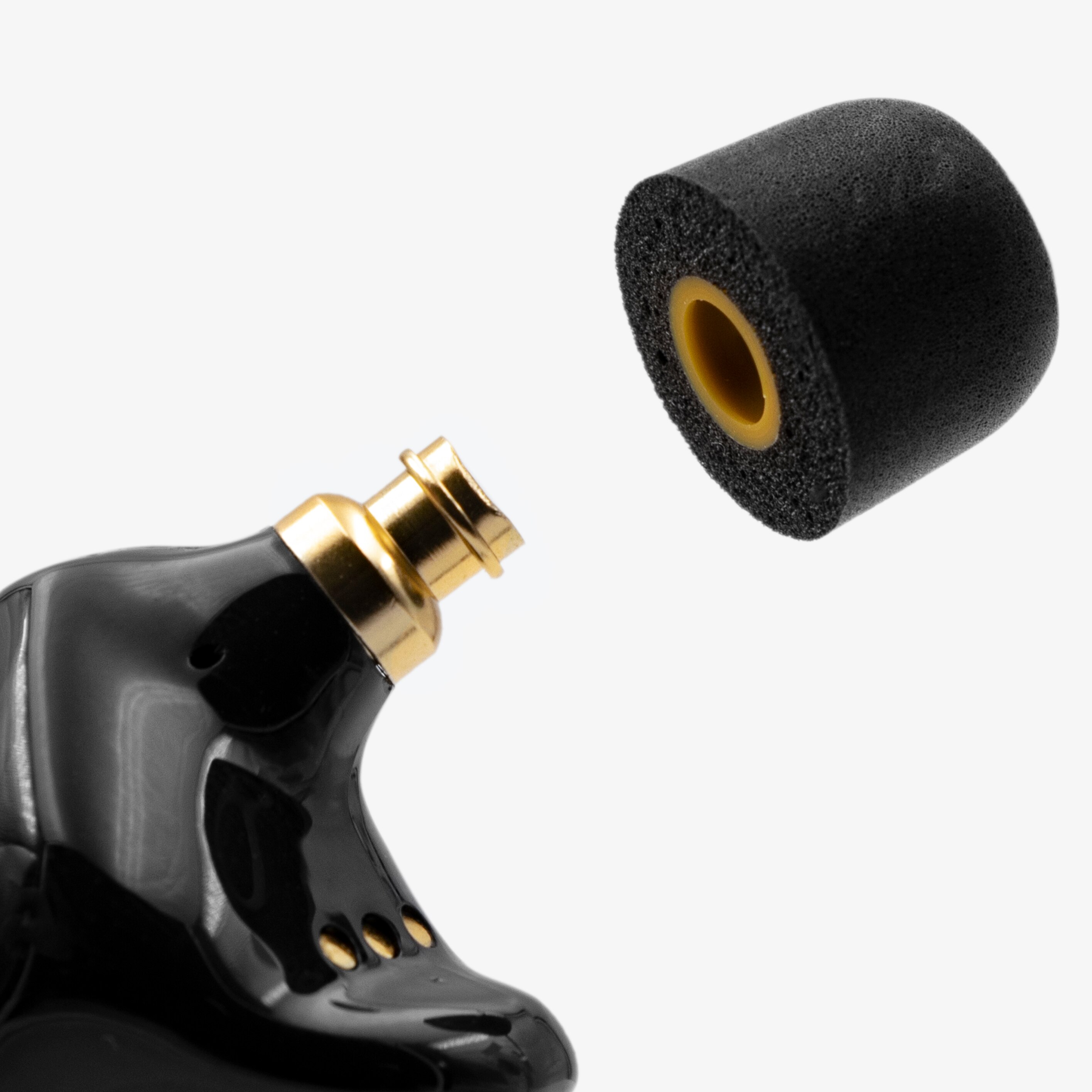 Tripowin TP45 Spiral Groove Memory Foam Eartips 3 Pairs Suitable for 4.5mm-6.5mm Earphone
