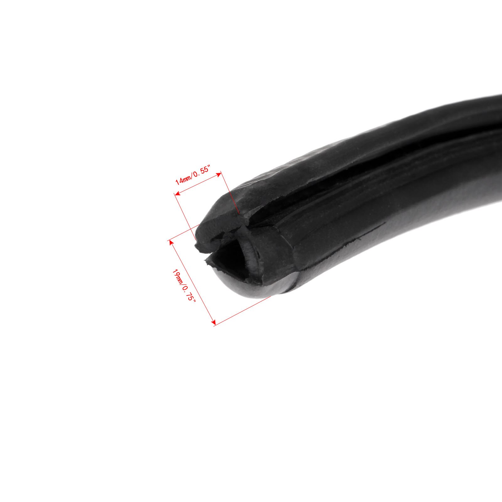 1.6M di Gomma B Pilastro Striscia di Tenuta Isolamento Acustico Antipolvere per auto macchina Anteriore Posteriore Porte Bordi Weatherstrip