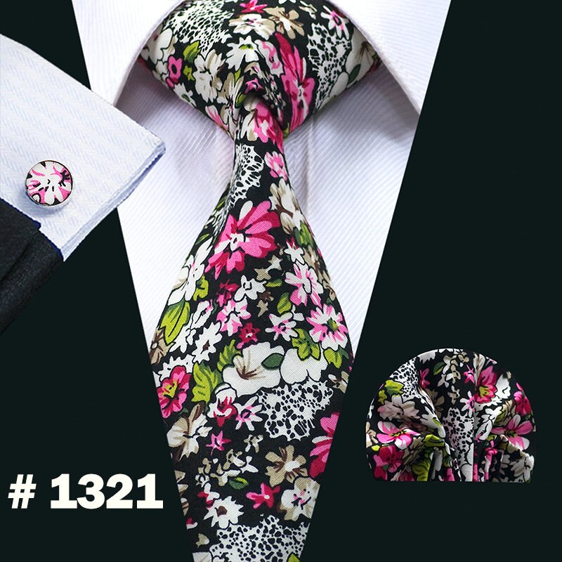 40 Stijlen Mannen Stropdas 100% Zijden Dassen Jacquard Geweven Gravata Barry.Wang Stropdas Zakdoek Manchetknopen Sets Voor Wedding Party Business: LS-1321