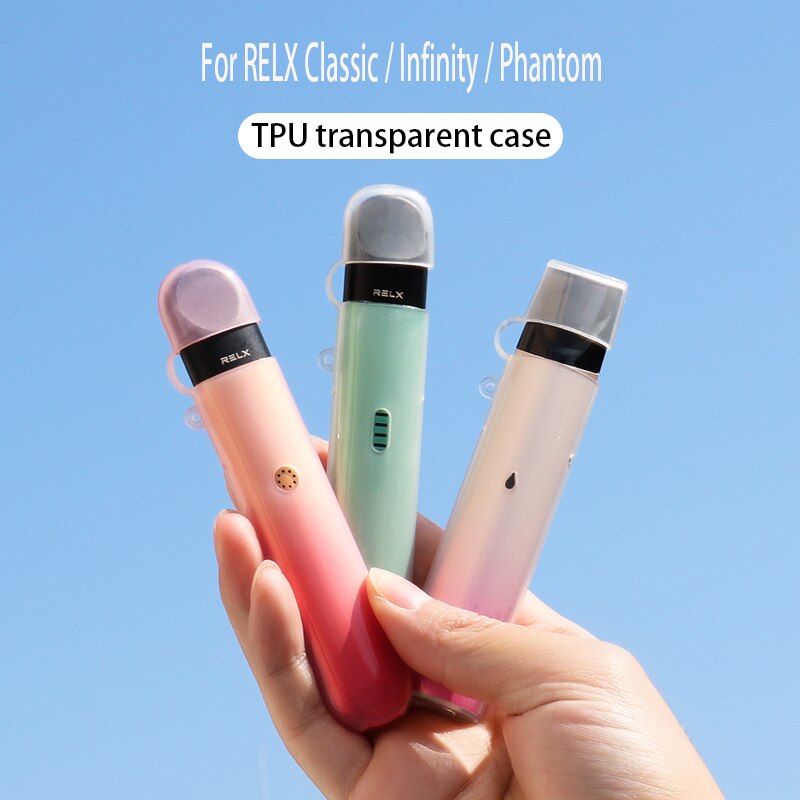 Voor Relx Phantom Case Soft Tpu Beschermende Shell Skin Relx 5th Generatie Antislip/Stofdicht Vervanging case