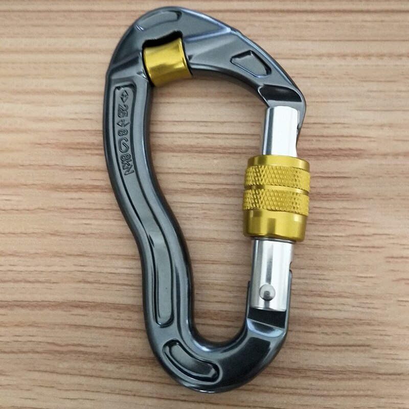 Outdoor Mountaineering Main Lock Buckle Rock Climbing Buckle Wear Rope Pulley Rescue Fire Main Lock